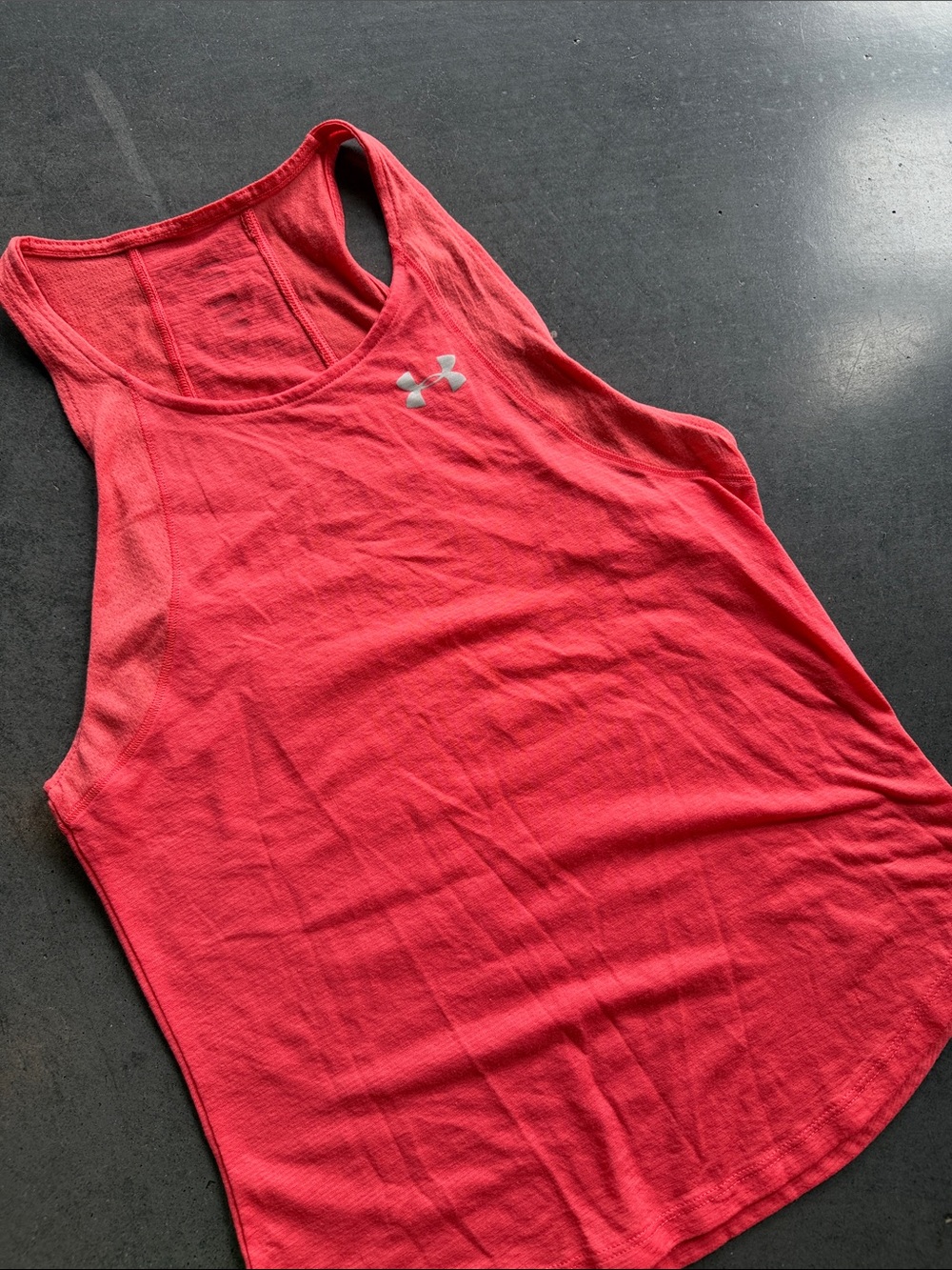 Under Armour Women's Coral-Red Racerback Training Tank